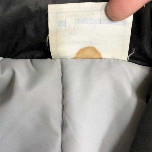 Vintage Alberta Transport Foreman Bomber Style Black Grey Winter Coat XXL - Picture 7 of 16